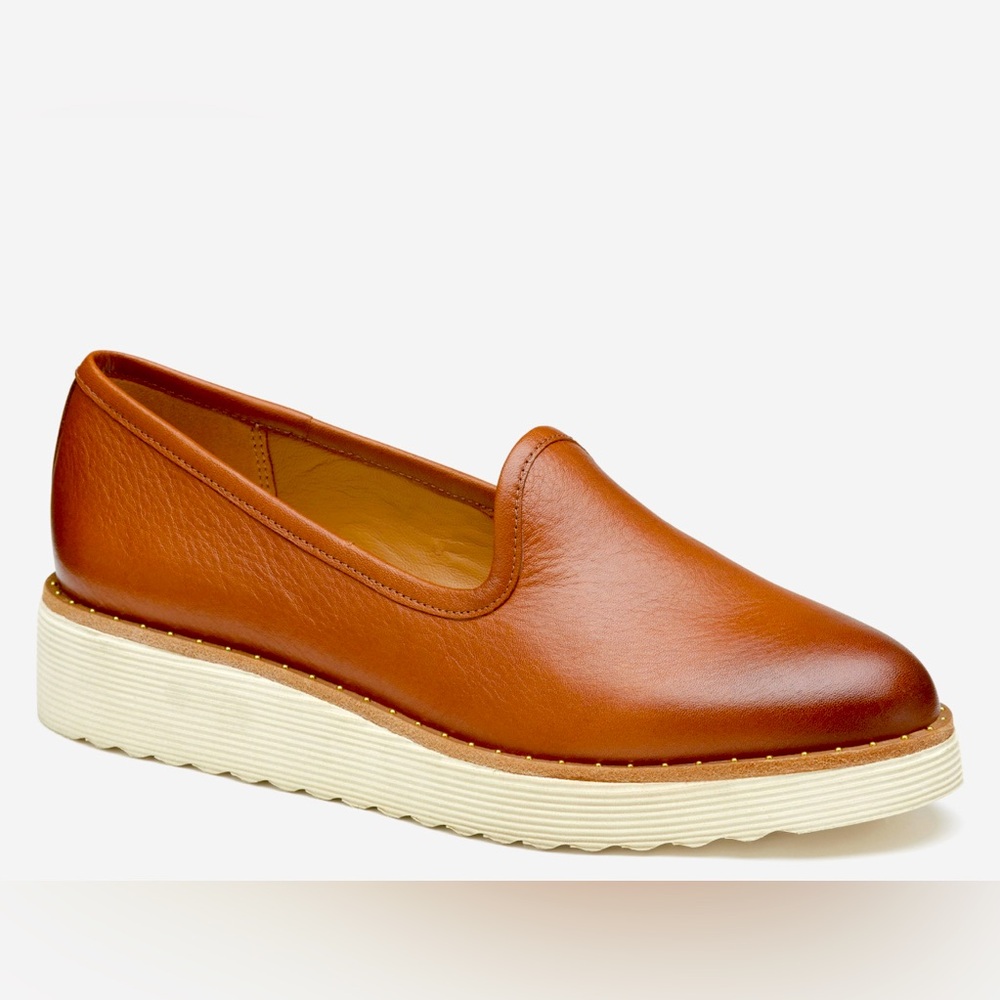Johnston & Murphy Mitzi Venetian Cognac Calfskin